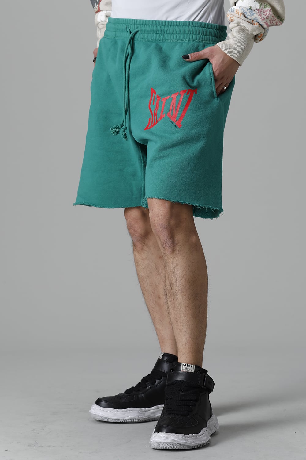 Logo Sweat shorts Green