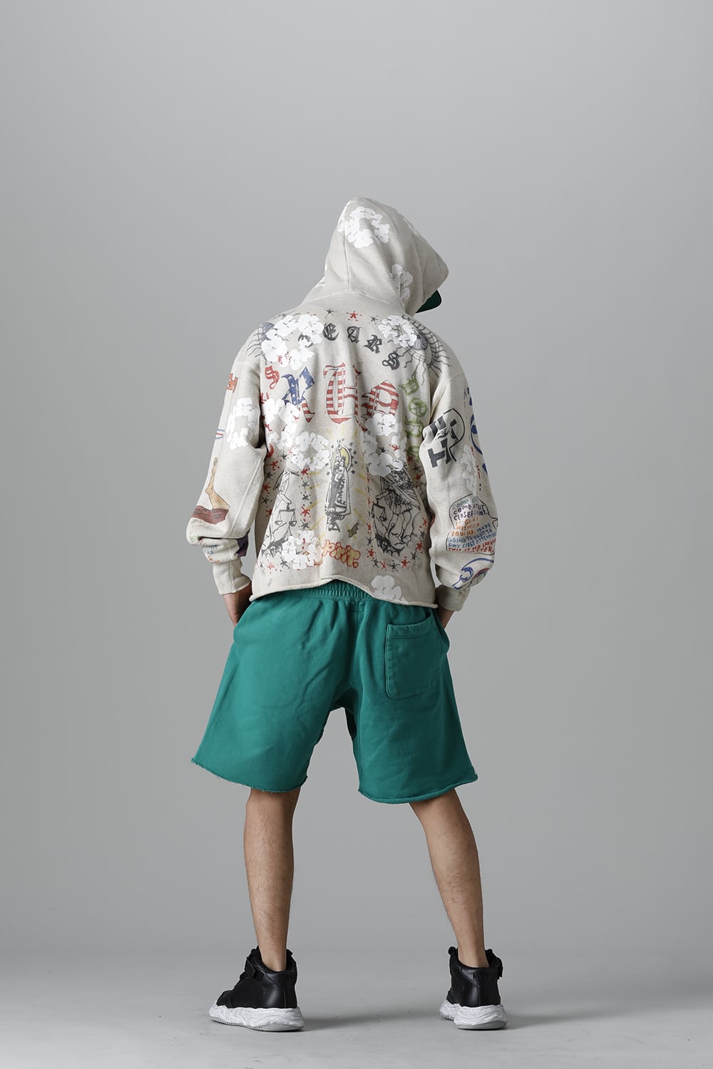 Logo Sweat shorts Green