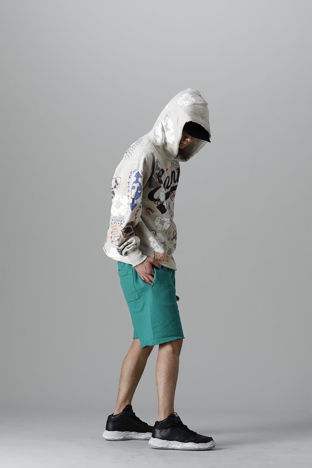 Logo Sweat shorts Green