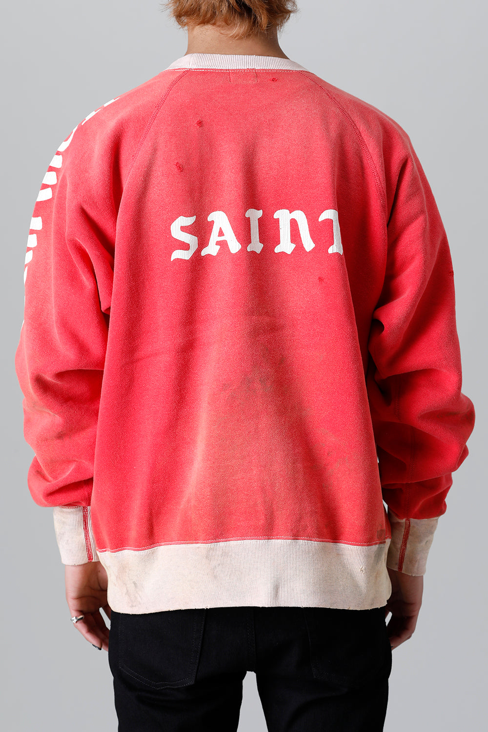 Felt Raglan sleeve Sweat shirt