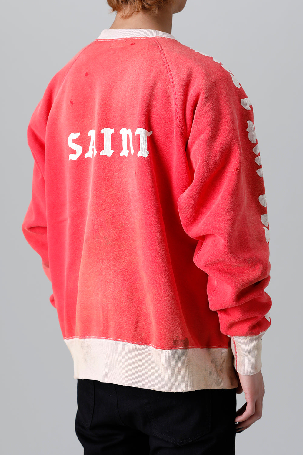 Felt Raglan sleeve Sweat shirt