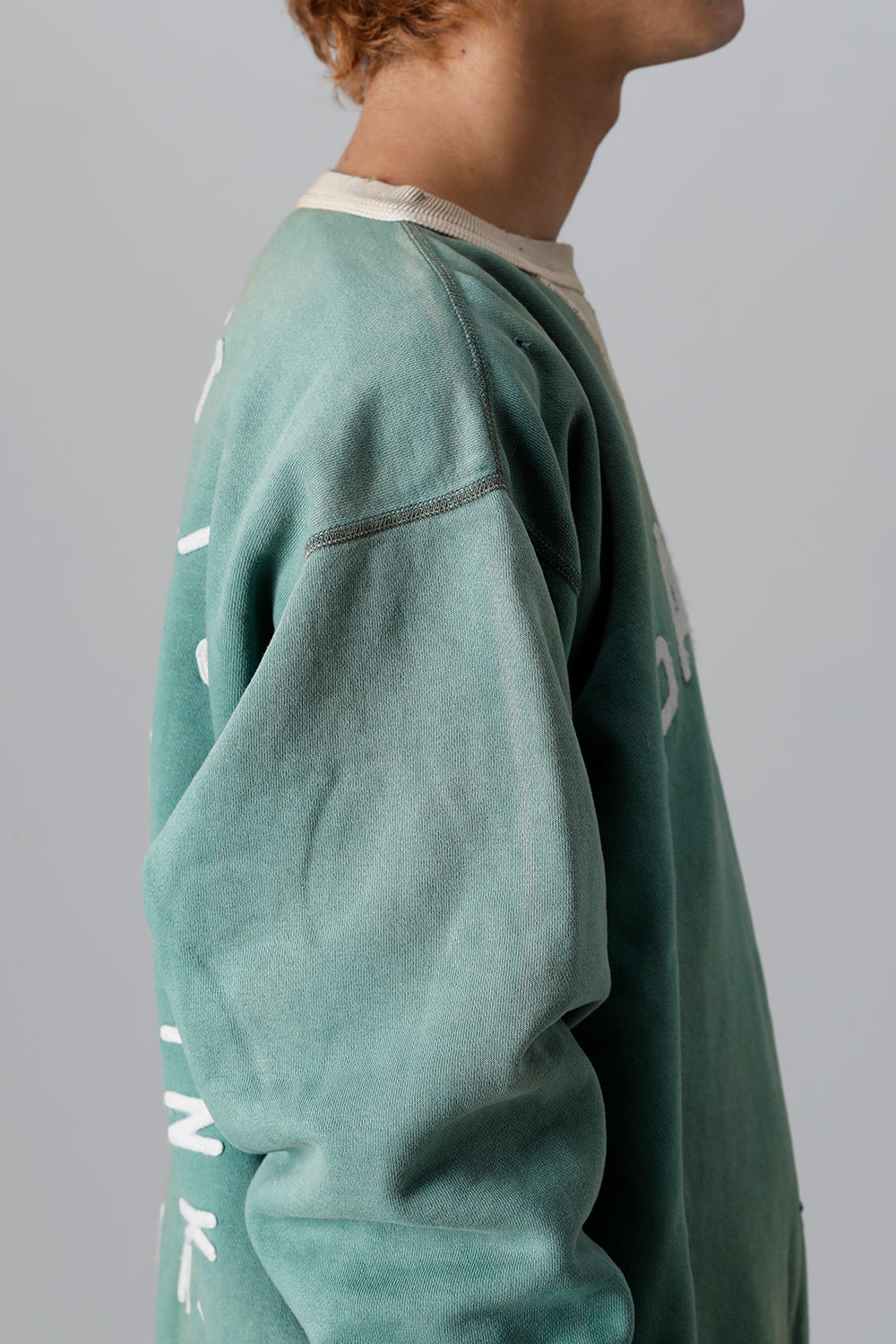 Holy Relics Felt Raglan sleeve Sweat shirt