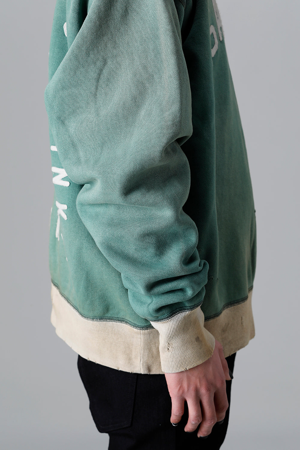 Holy Relics Felt Raglan sleeve Sweat shirt