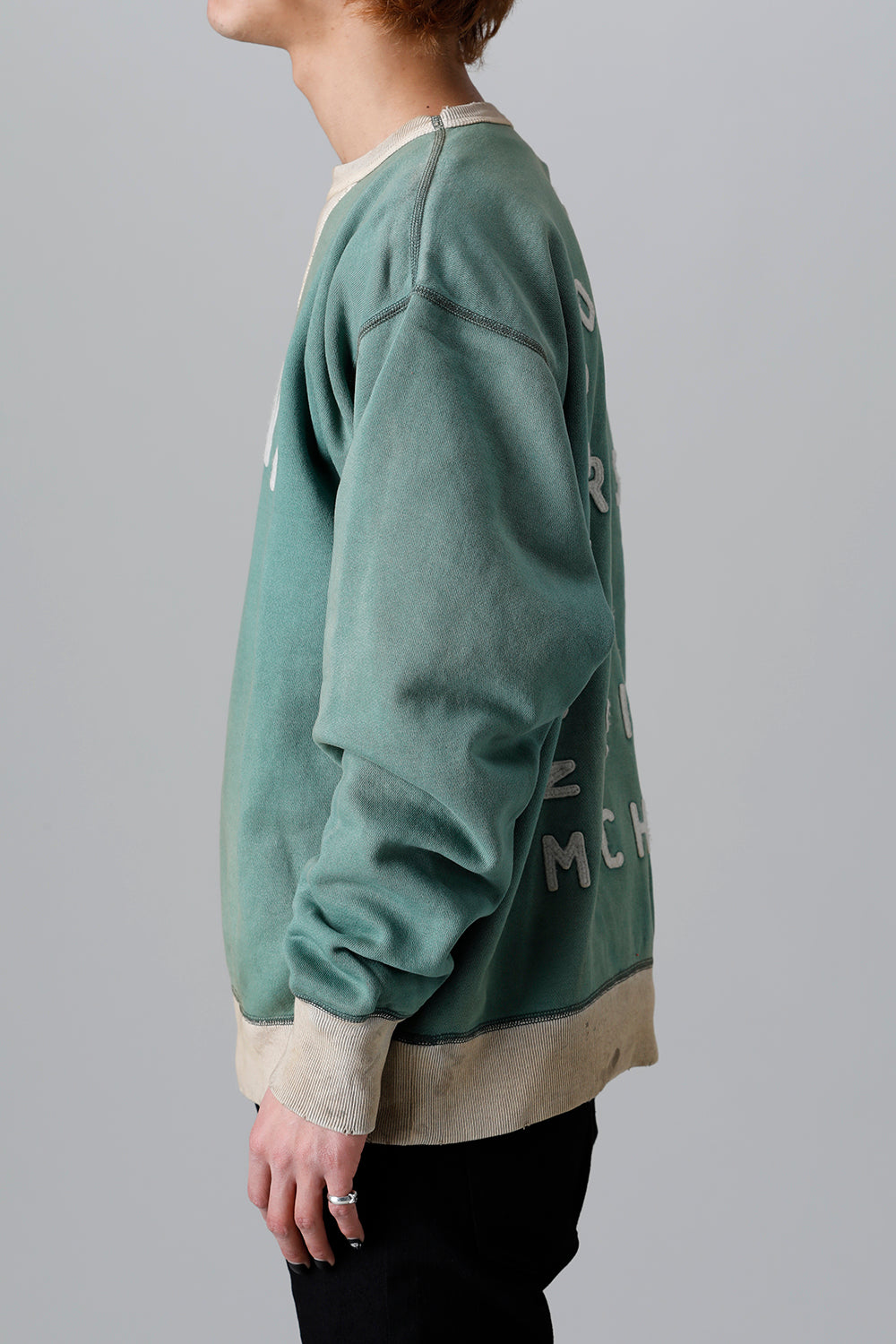 Holy Relics Felt Raglan sleeve Sweat shirt