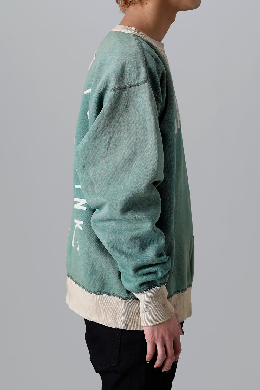 Holy Relics Felt Raglan sleeve Sweat shirt