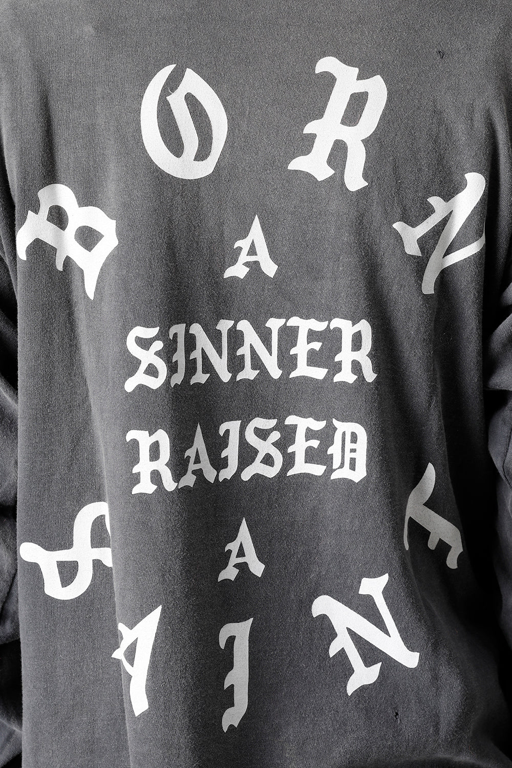 BORN X RAISED × ©SAINT M×××××× CLOWN Long sleeve T-shirt Black