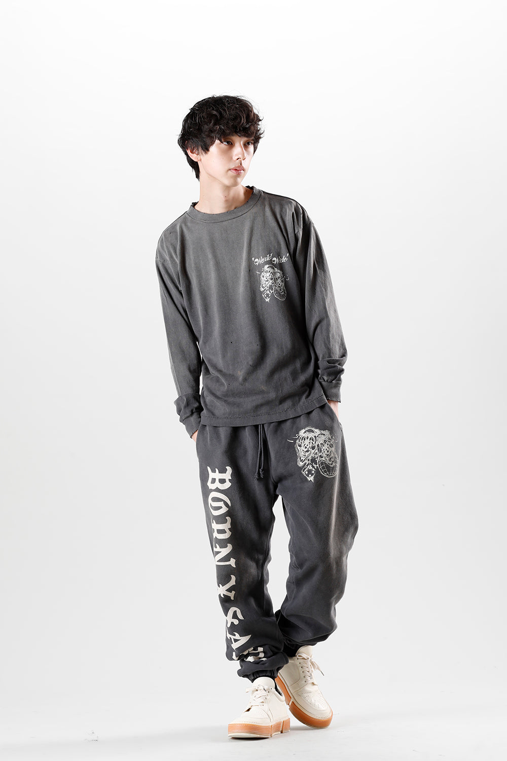 BORN X RAISED × ©SAINT M×××××× Sweat pants