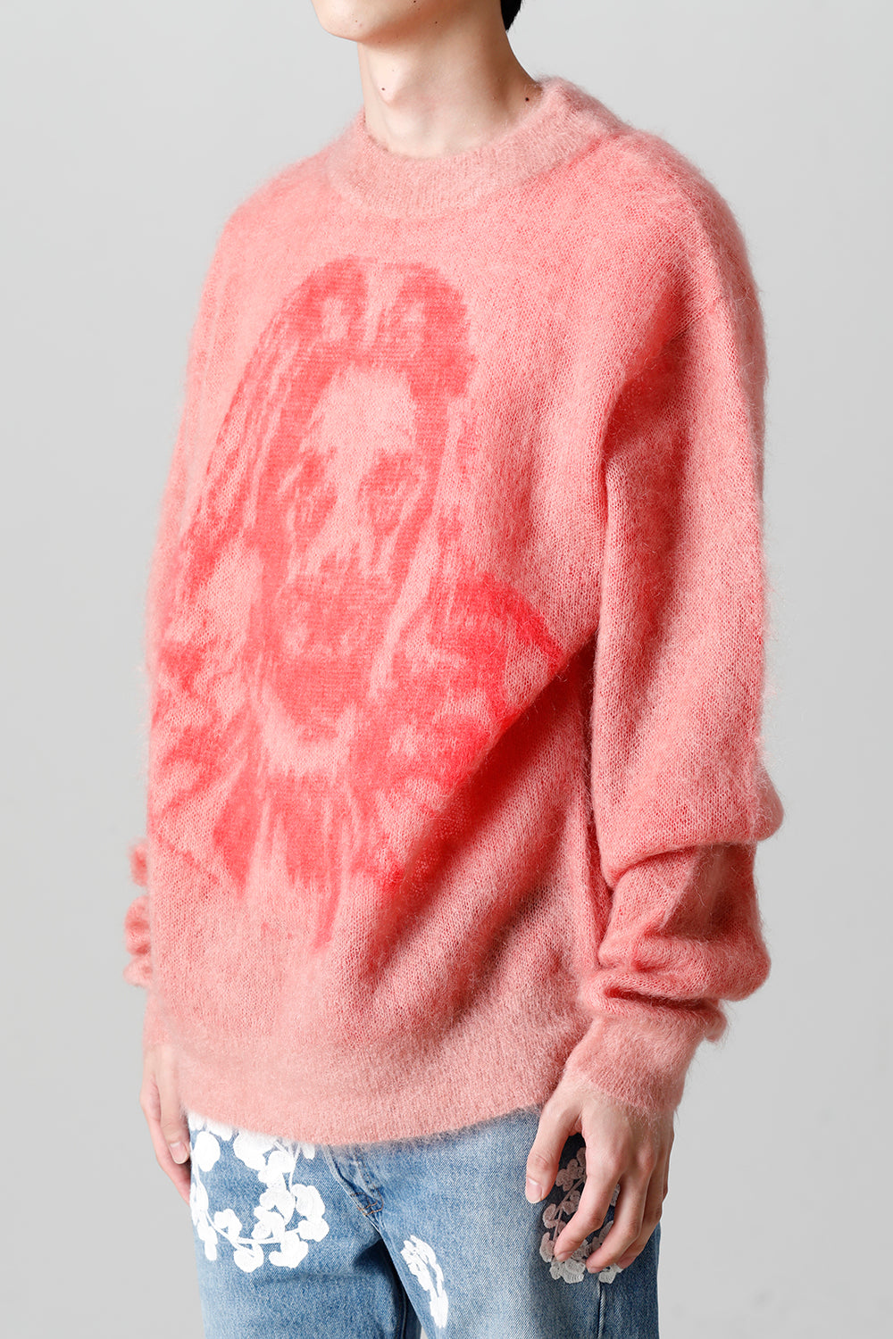 BORN X RAISED × ©SAINT M×××××× CLOWN Knit Pink