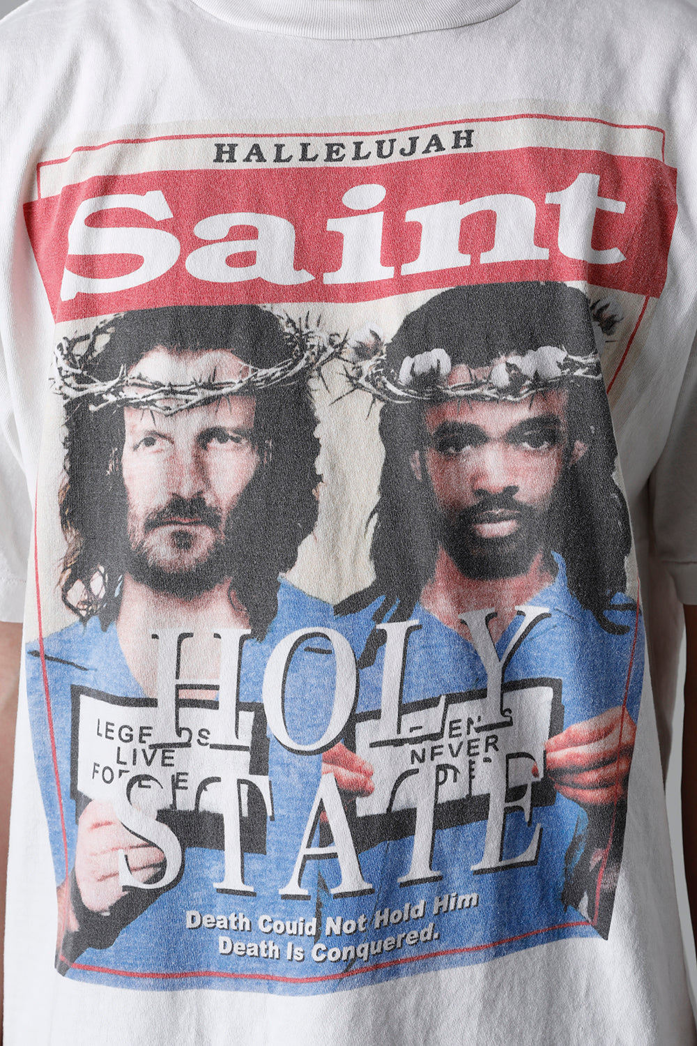 DENIM TEARS × ©SAINT M×××××× "SAINT TEARS" HOLY STATE Short sleeve T-shirt