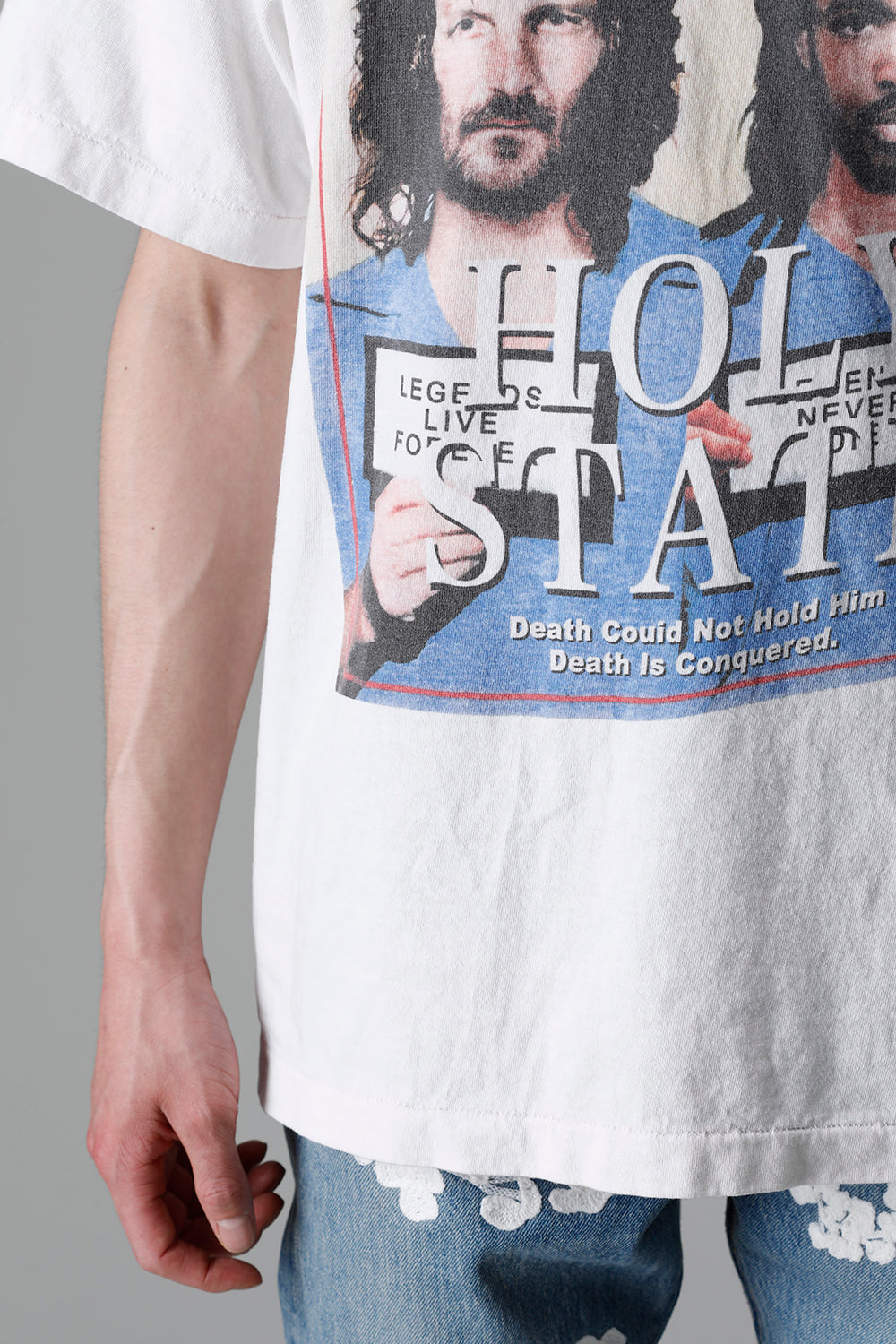 DENIM TEARS × ©SAINT M×××××× "SAINT TEARS" HOLY STATE Short sleeve T-shirt