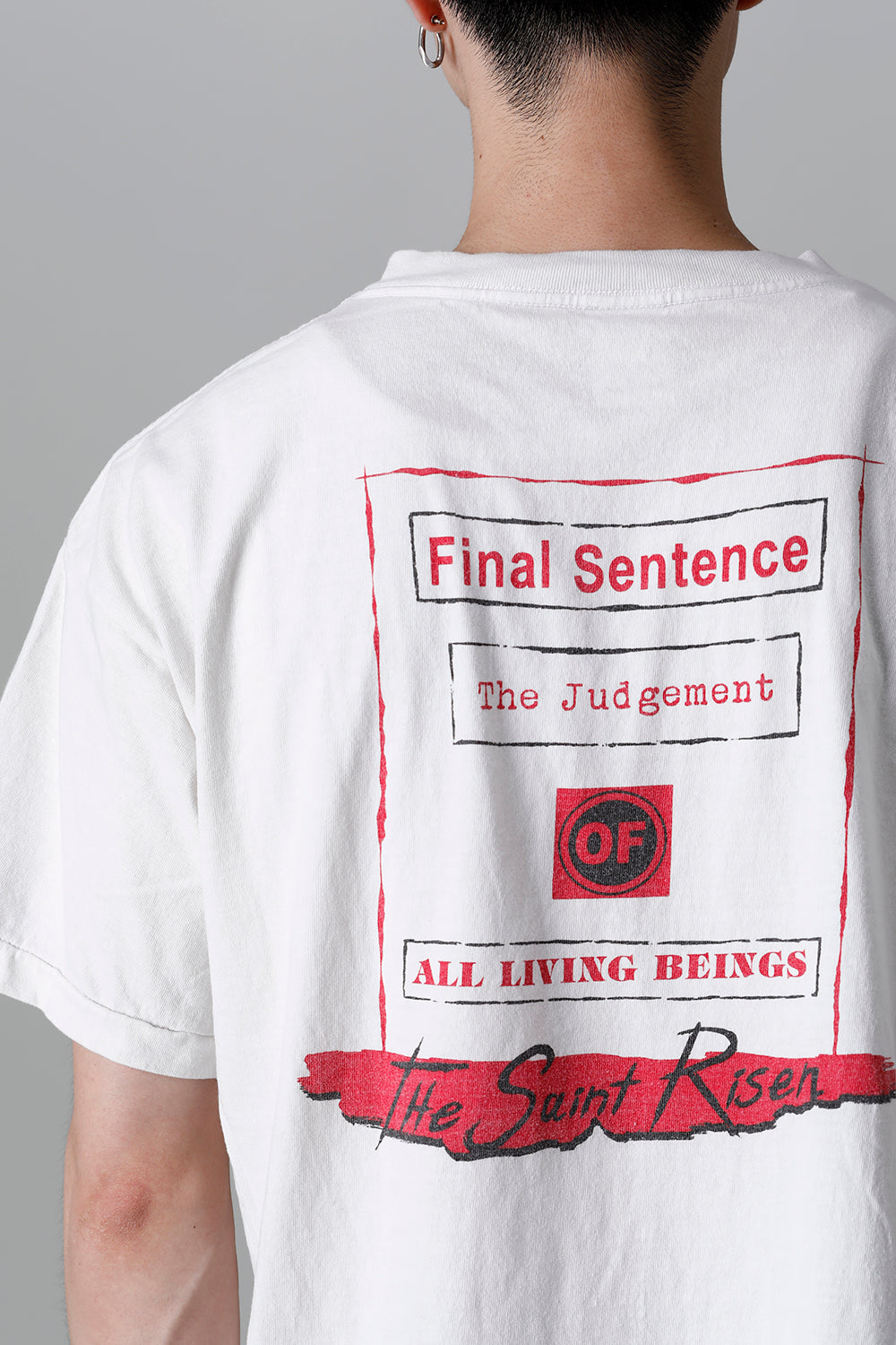 DENIM TEARS × ©SAINT M×××××× "SAINT TEARS" HOLY STATE Short sleeve T-shirt