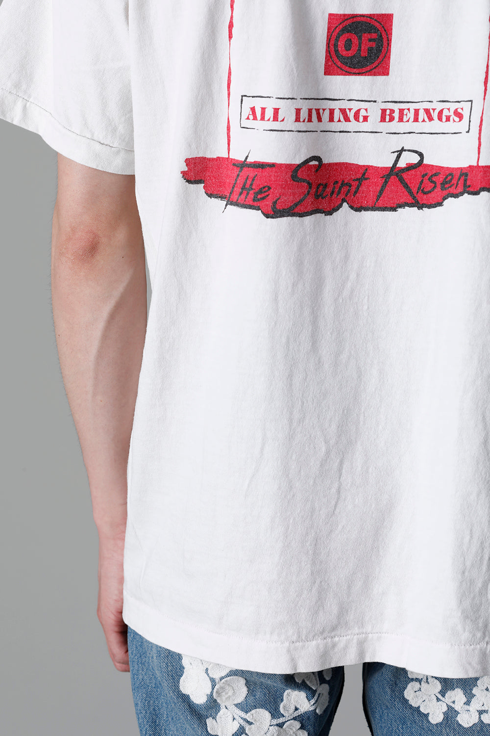 DENIM TEARS × ©SAINT M×××××× "SAINT TEARS" HOLY STATE Short sleeve T-shirt