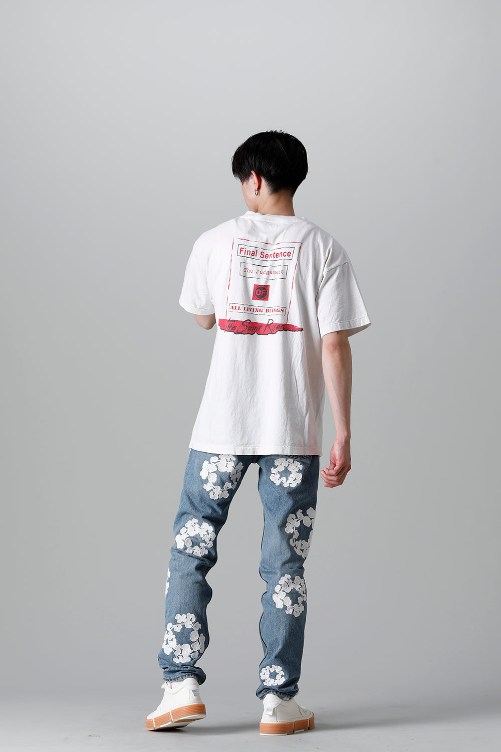 DENIM TEARS × ©SAINT M×××××× "SAINT TEARS" HOLY STATE Short sleeve T-shirt