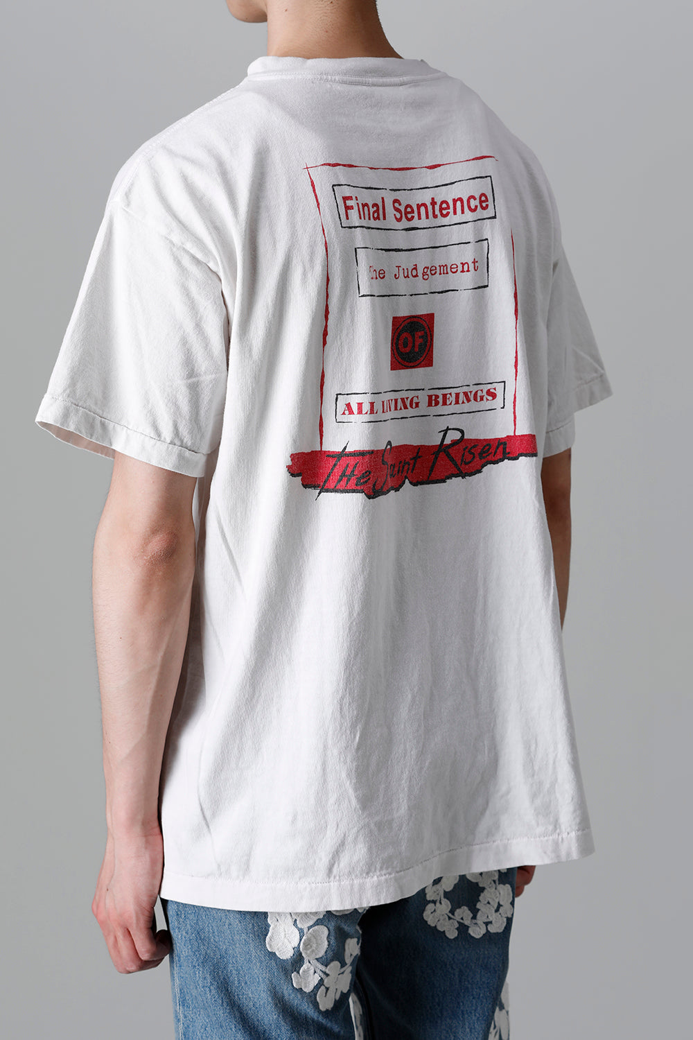 DENIM TEARS × ©SAINT M×××××× "SAINT TEARS" HOLY STATE Short sleeve T-shirt