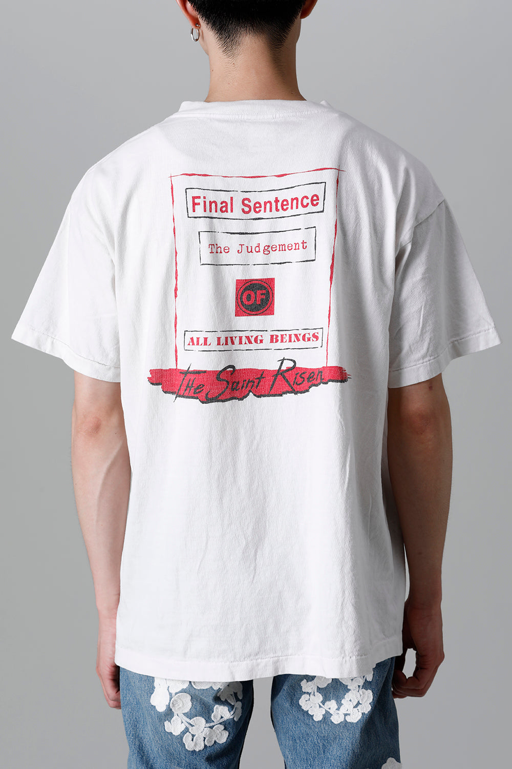 DENIM TEARS × ©SAINT M×××××× "SAINT TEARS" HOLY STATE Short sleeve T-shirt