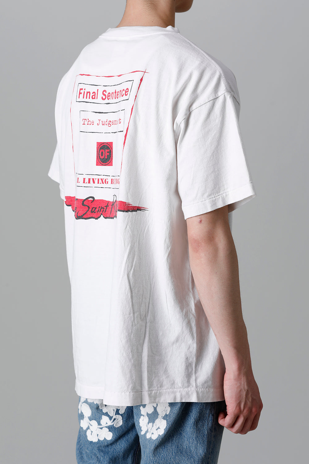 DENIM TEARS × ©SAINT M×××××× "SAINT TEARS" HOLY STATE Short sleeve T-shirt