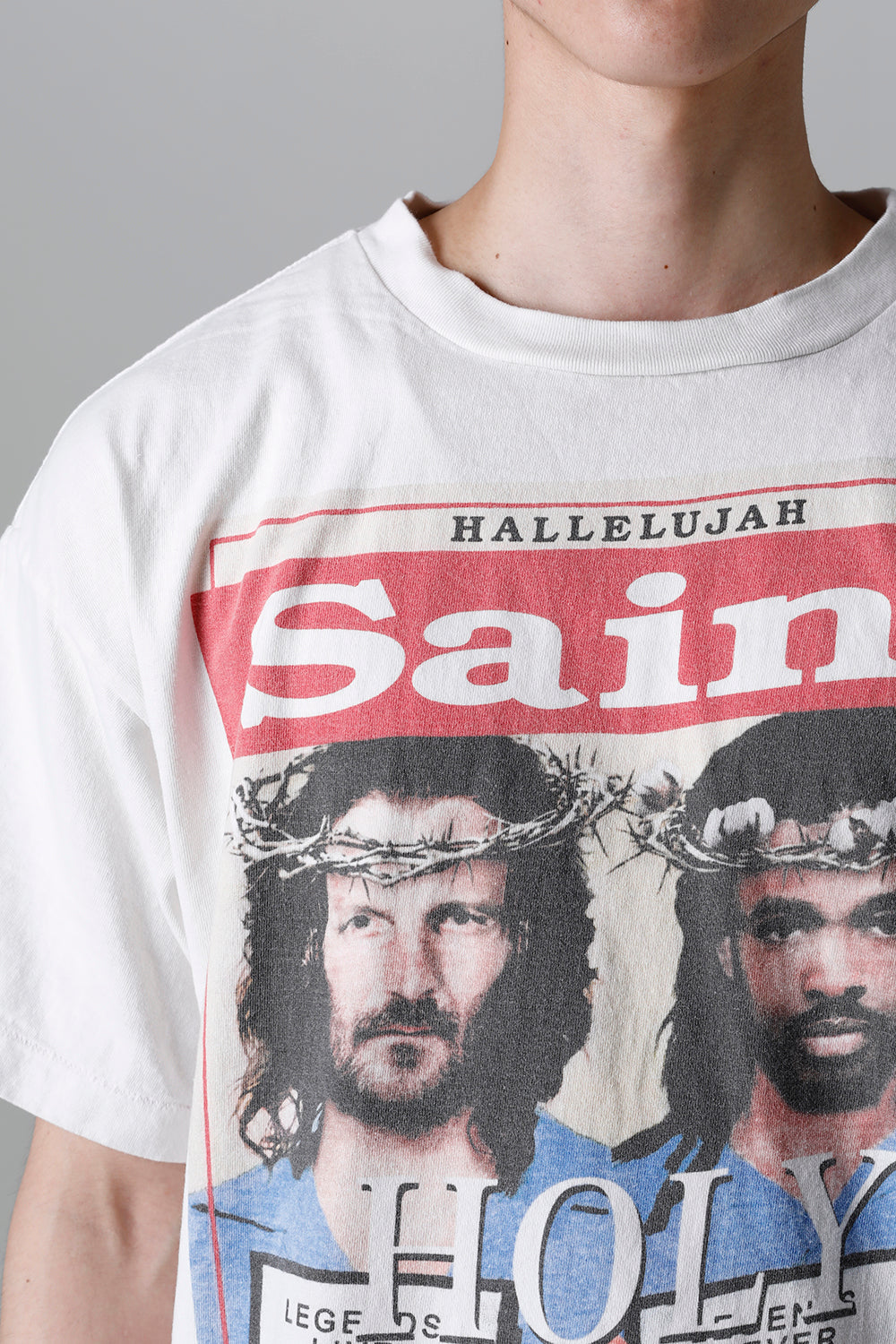 DENIM TEARS × ©SAINT M×××××× "SAINT TEARS" HOLY STATE Short sleeve T-shirt