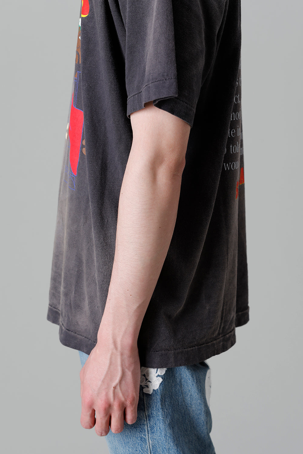 DENIM TEARS × ©SAINT M×××××× "SAINT TEARS" PURPLELP F Short sleeve T-shirt