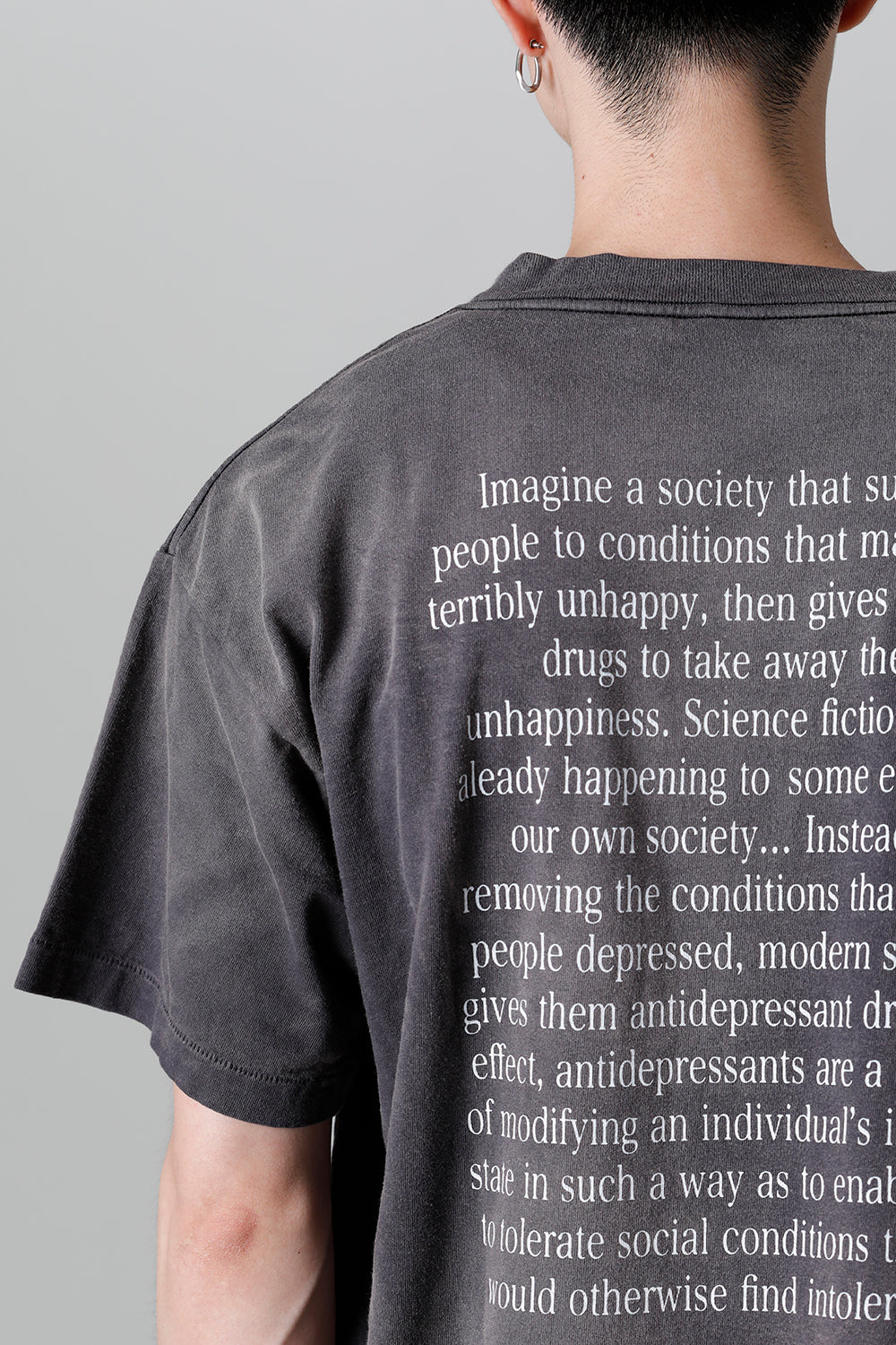 DENIM TEARS × ©SAINT M×××××× "SAINT TEARS" PURPLELP F Short sleeve T-shirt