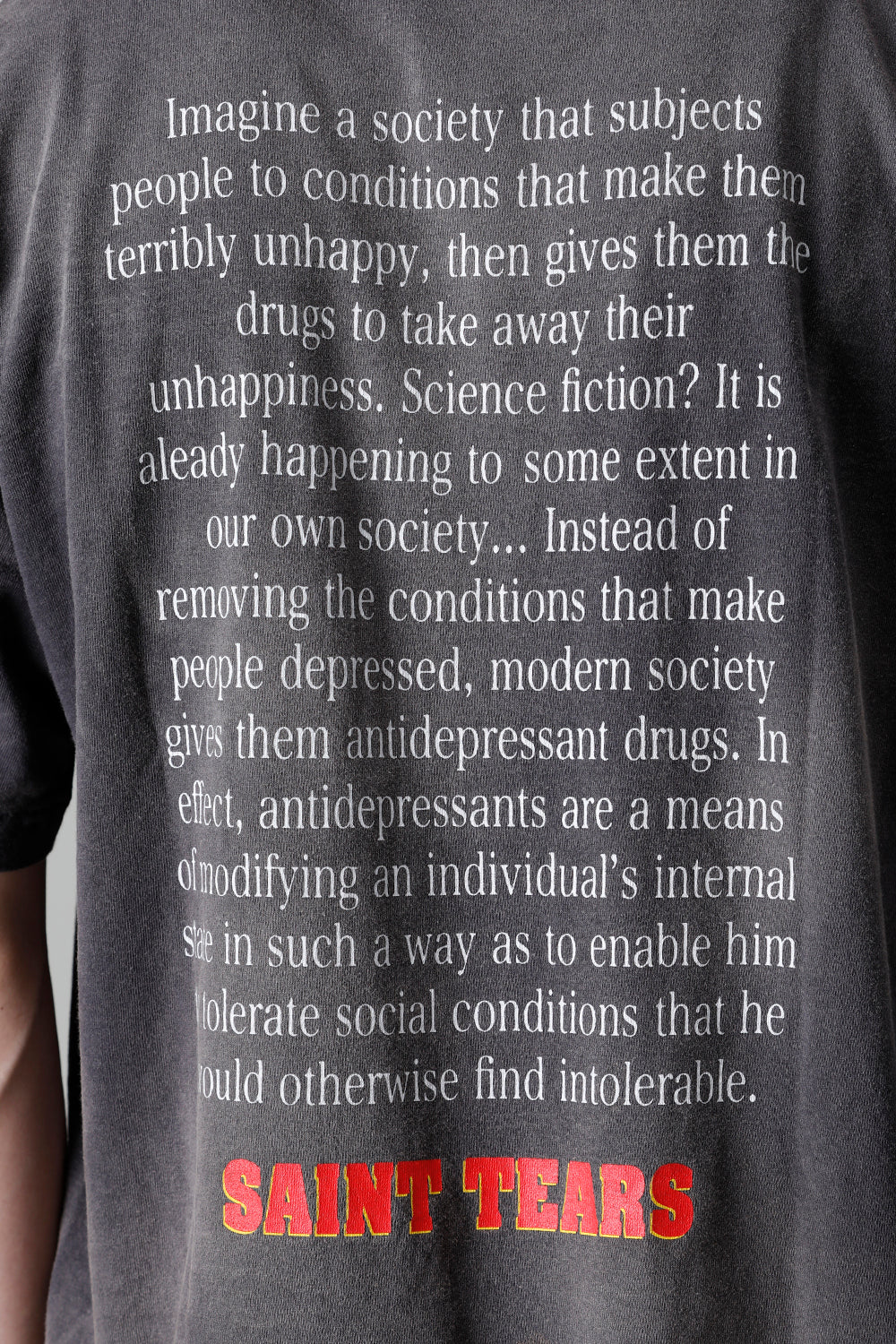 DENIM TEARS × ©SAINT M×××××× "SAINT TEARS" PURPLELP F Short sleeve T-shirt