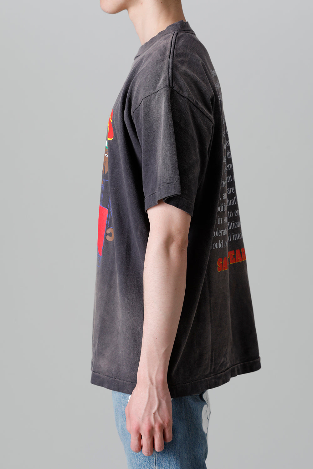 DENIM TEARS × ©SAINT M×××××× "SAINT TEARS" PURPLELP F Short sleeve T-shirt