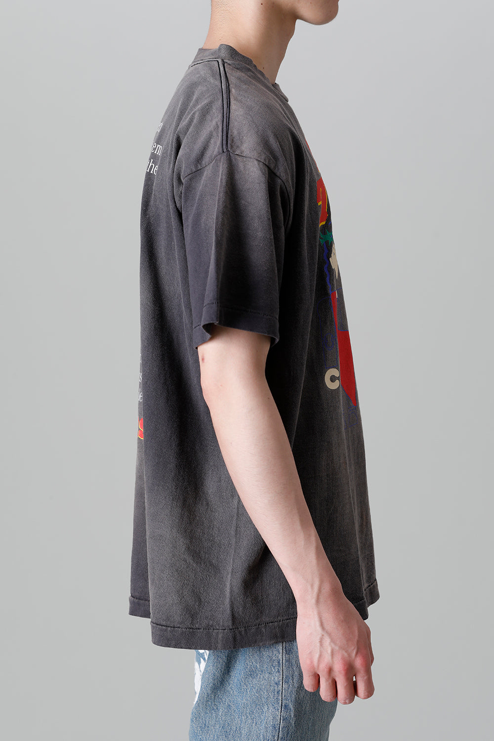 DENIM TEARS × ©SAINT M×××××× "SAINT TEARS" PURPLELP F Short sleeve T-shirt