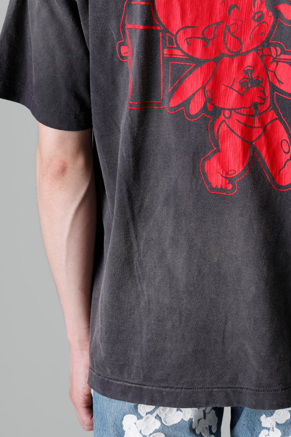 DENIM TEARS × ©SAINT M×××××× "SAINT TEARS" FACES Short sleeve T-shirt