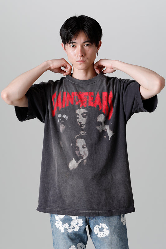 DENIM TEARS × ©SAINT M×××××× "SAINT TEARS" FACES Short sleeve T-shirt