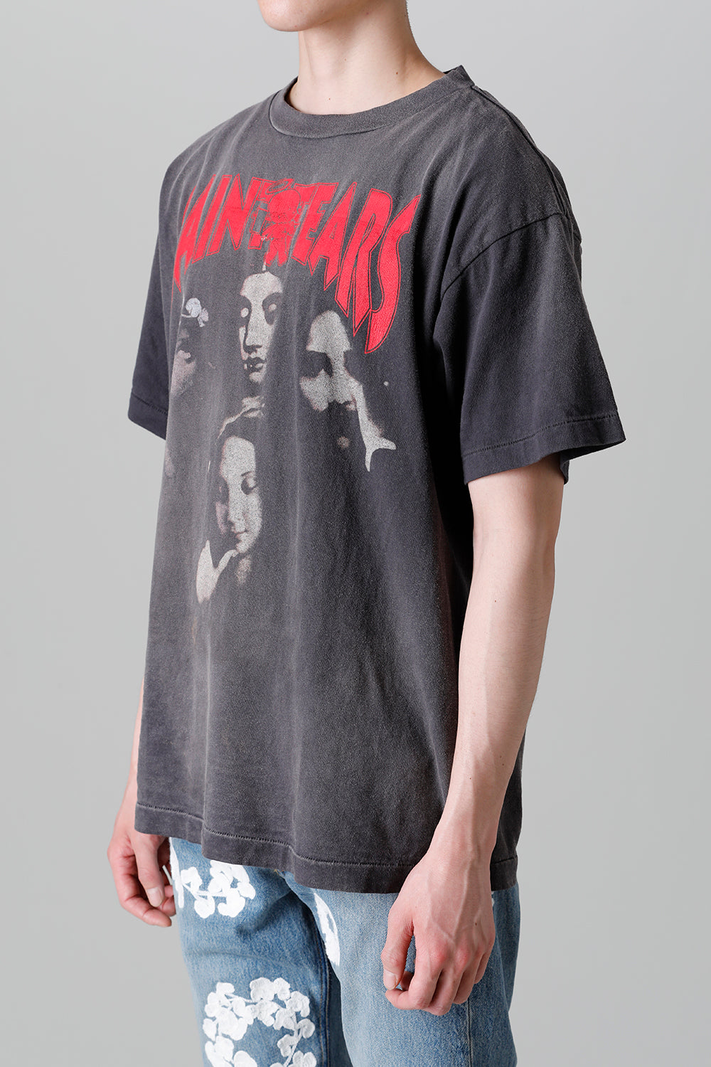 DENIM TEARS × ©SAINT M×××××× "SAINT TEARS" FACES Short sleeve T-shirt