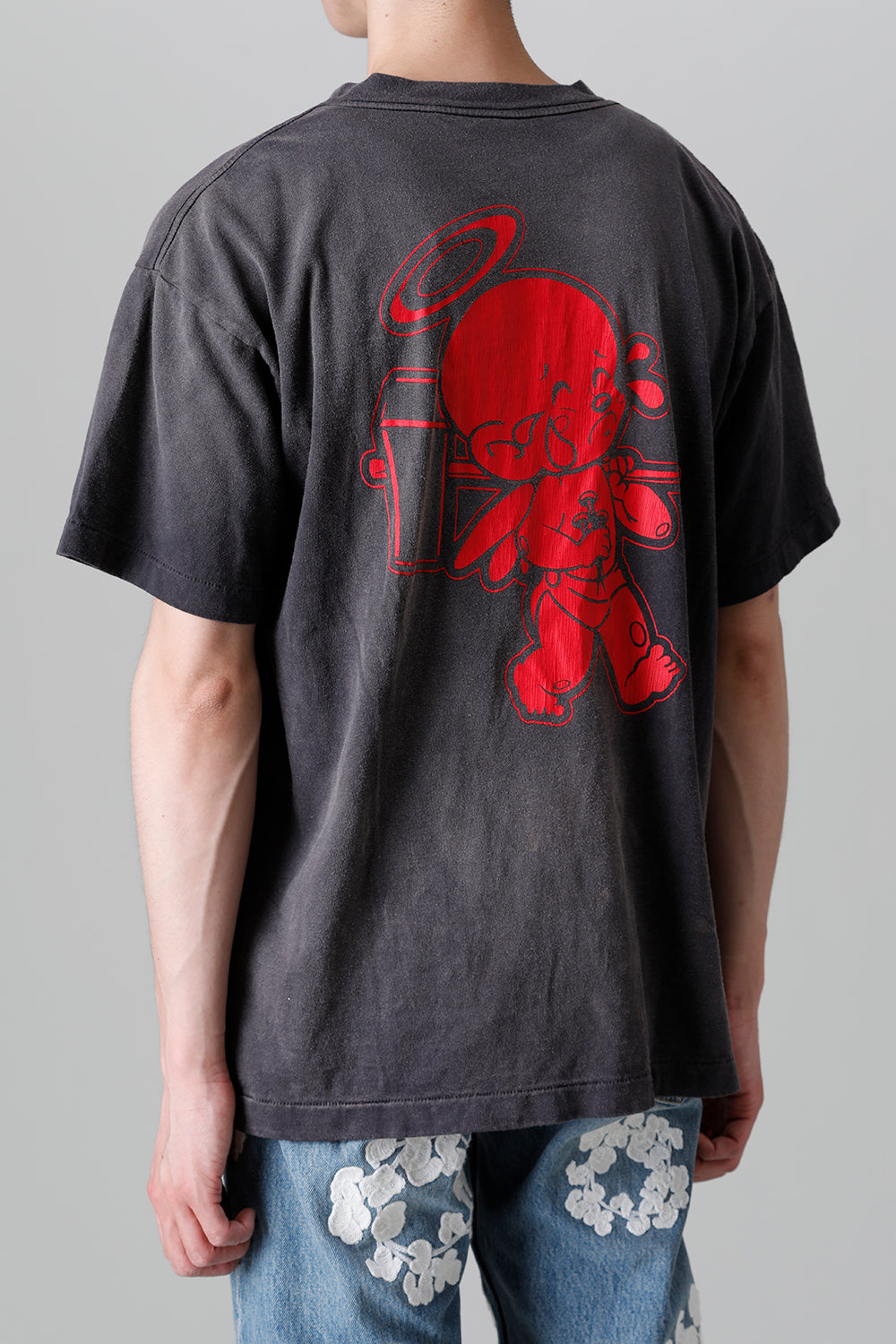 DENIM TEARS × ©SAINT M×××××× "SAINT TEARS" FACES Short sleeve T-shirt