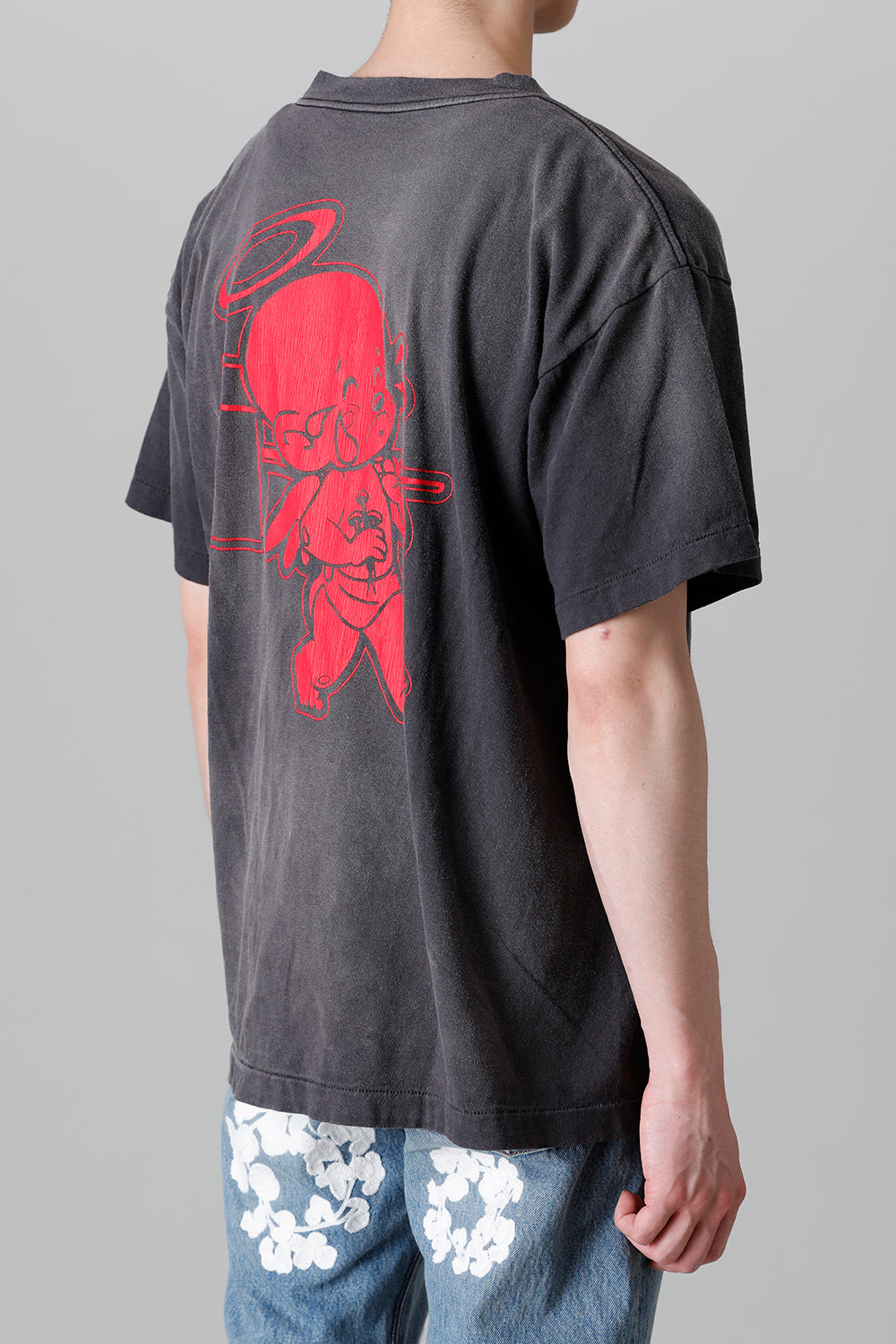 DENIM TEARS × ©SAINT M×××××× "SAINT TEARS" FACES Short sleeve T-shirt