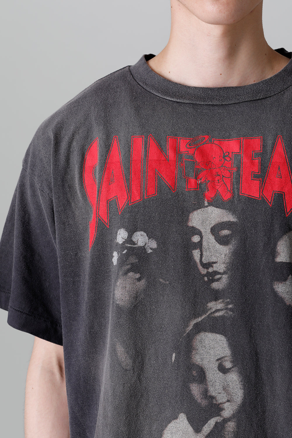 DENIM TEARS × ©SAINT M×××××× "SAINT TEARS" FACES Short sleeve T-shirt