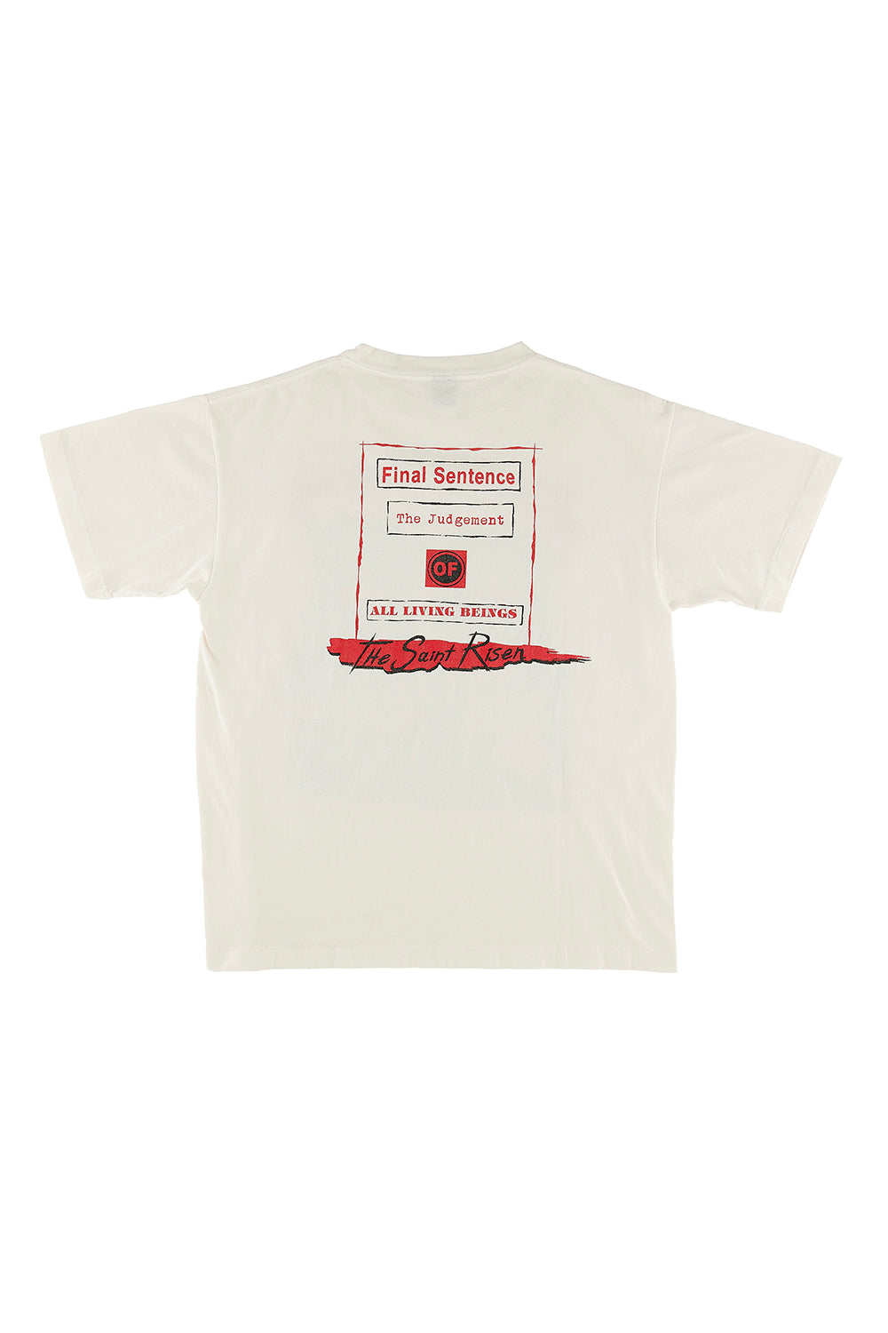 DENIM TEARS × ©SAINT M×××××× "SAINT TEARS" HOLY STATE Short sleeve T-shirt