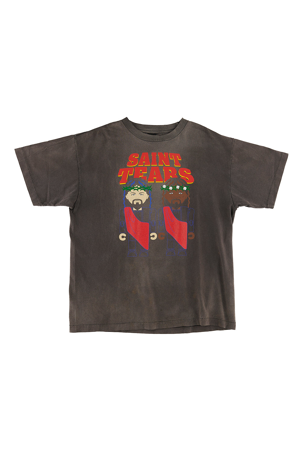 DENIM TEARS × ©SAINT M×××××× "SAINT TEARS" PURPLELP F Short sleeve T-shirt