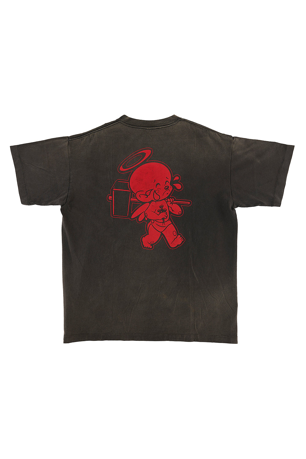 DENIM TEARS × ©SAINT M×××××× "SAINT TEARS" FACES Short sleeve T-shirt