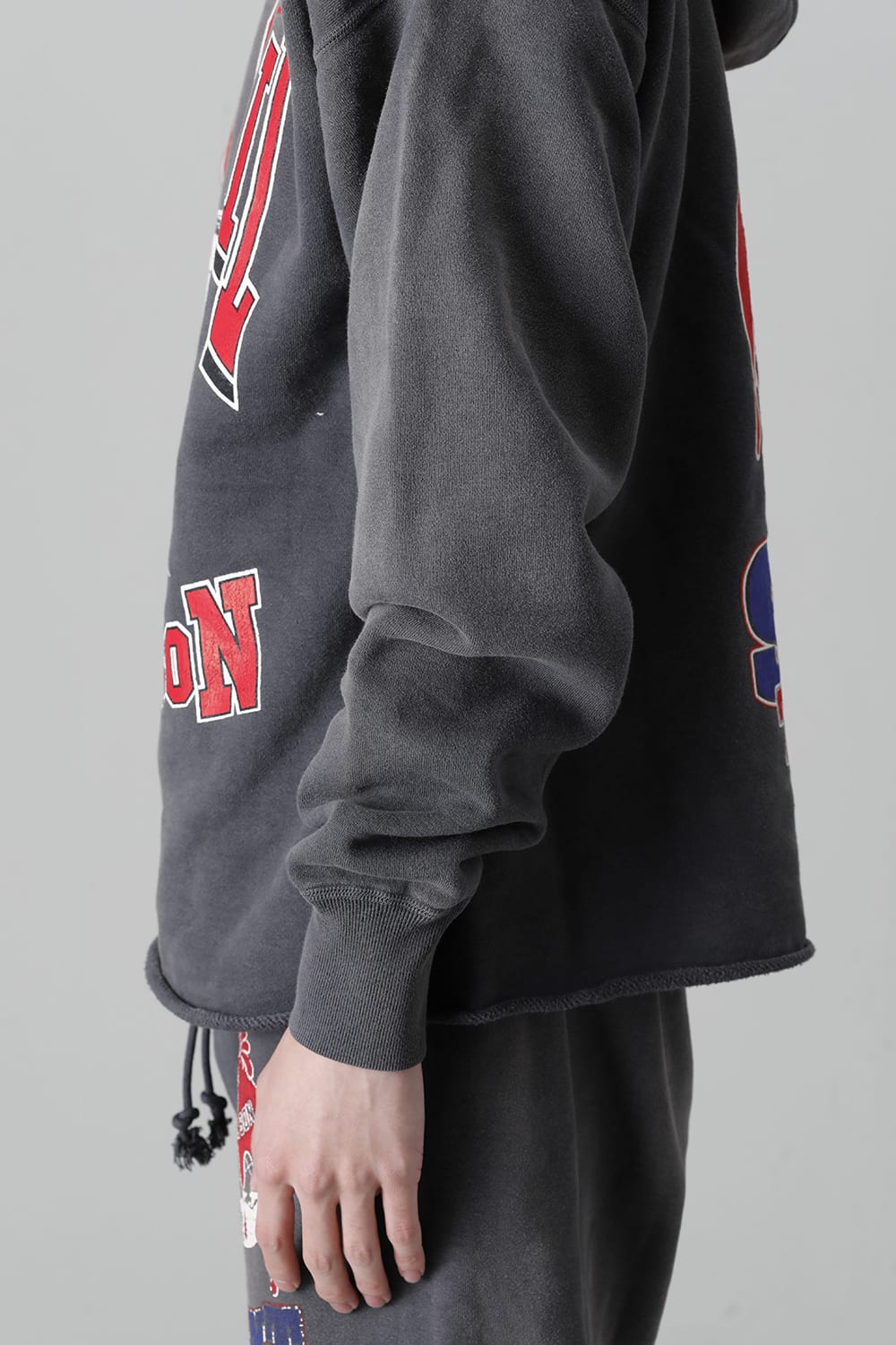 DENIM TEARS × ©SAINT M×××××× "SAINT TEARS" HOLY GRAIL Hoodie Black