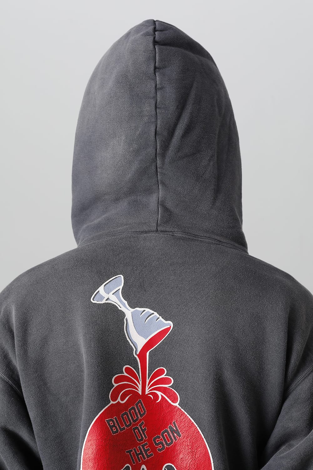 DENIM TEARS × ©SAINT M×××××× "SAINT TEARS" HOLY GRAIL Hoodie Black