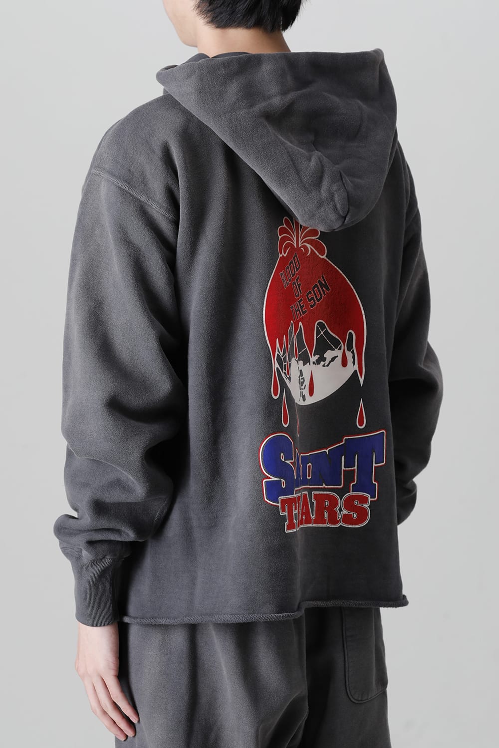 DENIM TEARS × ©SAINT M×××××× "SAINT TEARS" HOLY GRAIL Hoodie Black