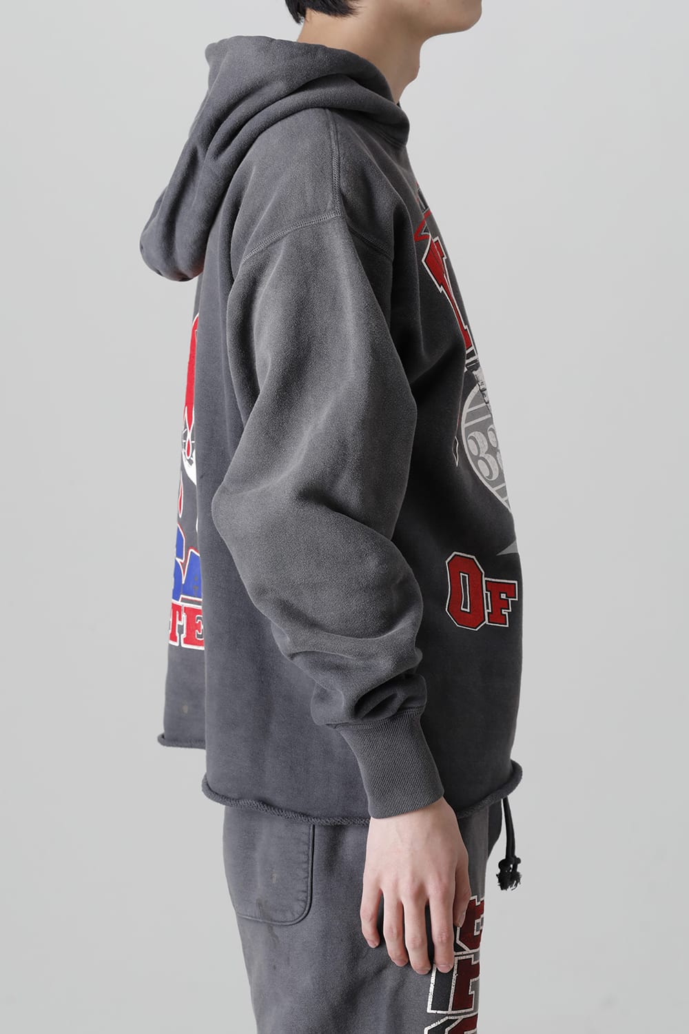 DENIM TEARS × ©SAINT M×××××× "SAINT TEARS" HOLY GRAIL Hoodie Black