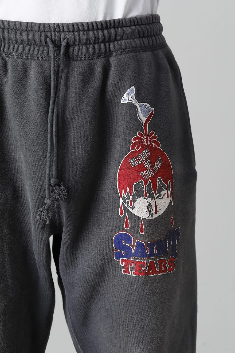 DENIM TEARS × ©SAINT M×××××× "SAINT TEARS" HOLY GRAIL Sweat pants Black