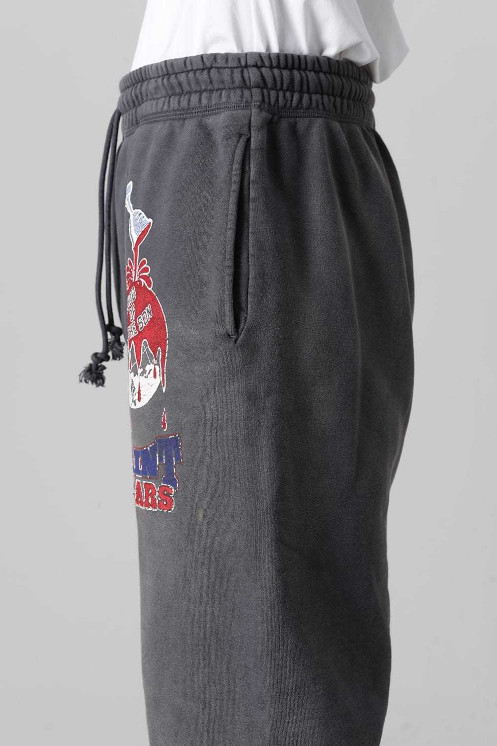 DENIM TEARS × ©SAINT M×××××× "SAINT TEARS" HOLY GRAIL Sweat pants Black