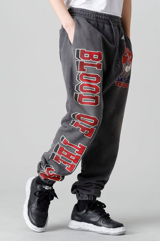 DENIM TEARS × ©SAINT M×××××× "SAINT TEARS" HOLY GRAIL Sweat pants Black