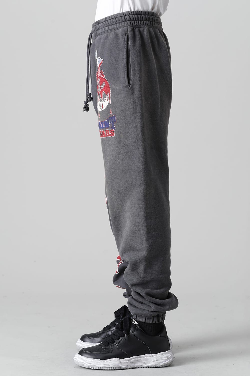 DENIM TEARS × ©SAINT M×××××× "SAINT TEARS" HOLY GRAIL Sweat pants Black