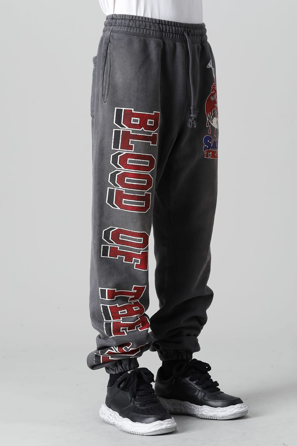 DENIM TEARS × ©SAINT M×××××× "SAINT TEARS" HOLY GRAIL Sweat pants Black