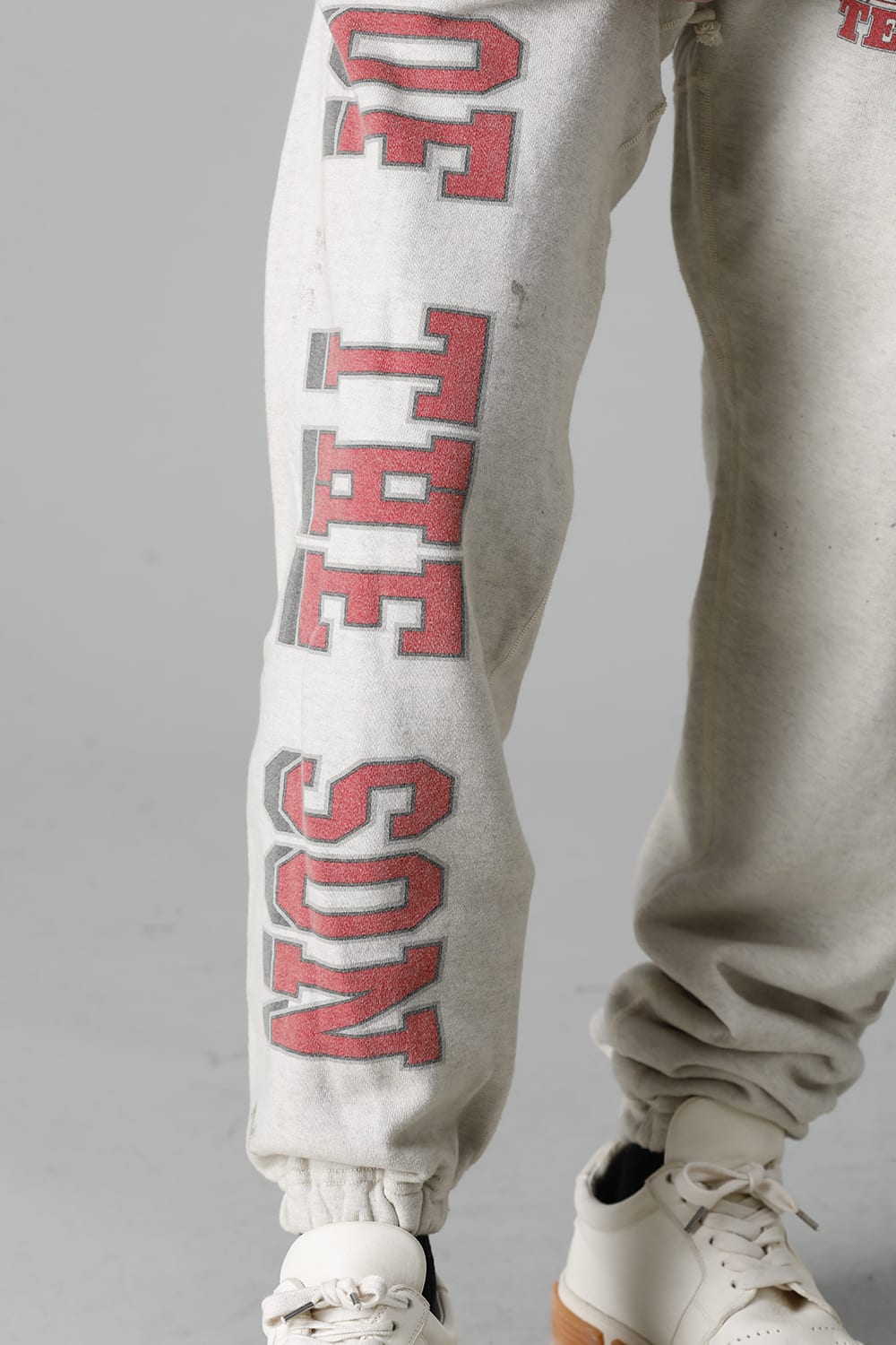 DENIM TEARS × ©SAINT M×××××× "SAINT TEARS" HOLY GRAIL Sweat pants Grey