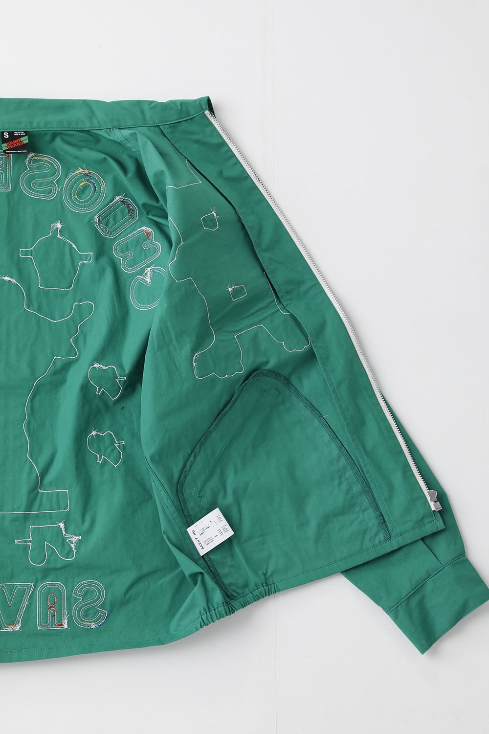 DENIM TEARS × ©SAINT M×××××× "SAINT TEARS" Swing Top Jacket Green