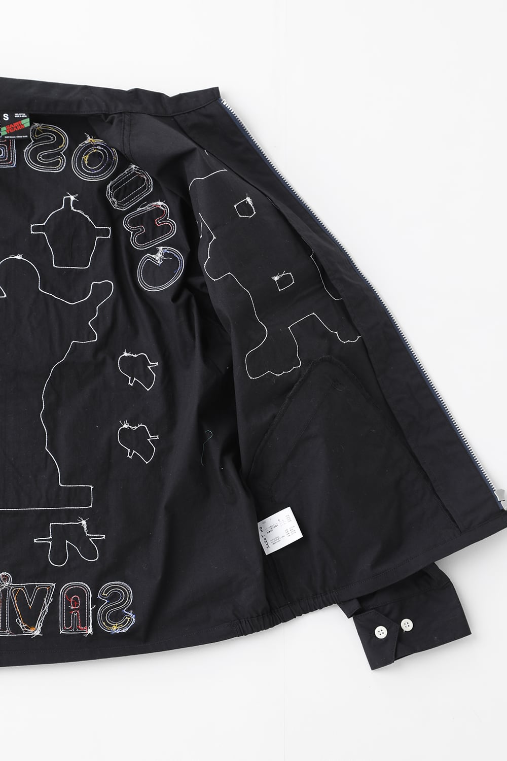 DENIM TEARS × ©SAINT M×××××× "SAINT TEARS" Swing Top Jacket Black