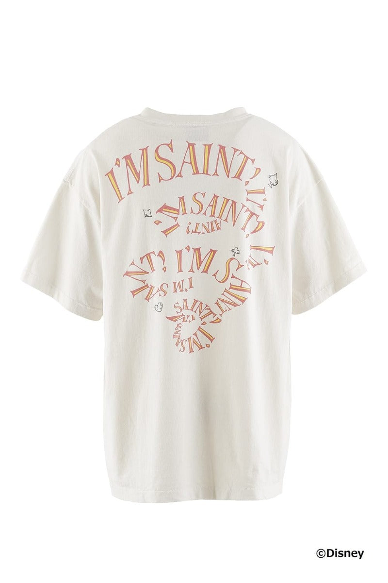 Disney(Alice in Wonderland) × ©SAINT M×××××× MAD HATTER Short sleeve T-shirt