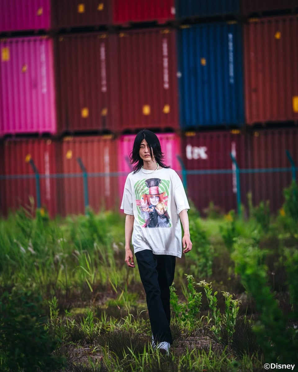 Disney(Alice in Wonderland) × ©SAINT M×××××× MAD HATTER Short sleeve T-shirt