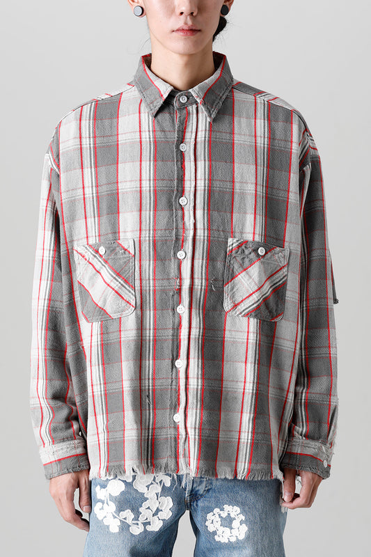 SHERMER ACADEMY × ©SAINT M×××××× Frannel Shirt